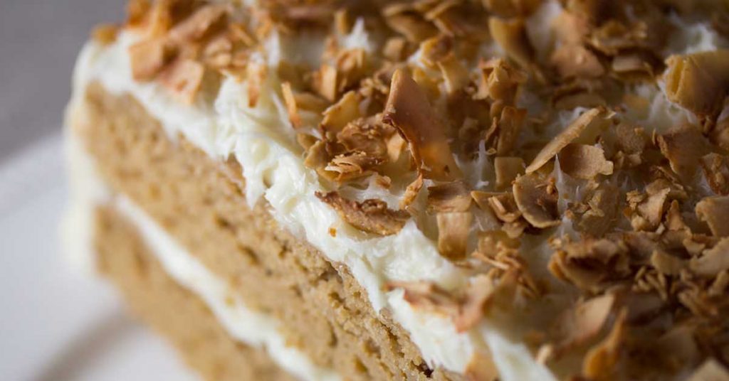 bolo de coco simples