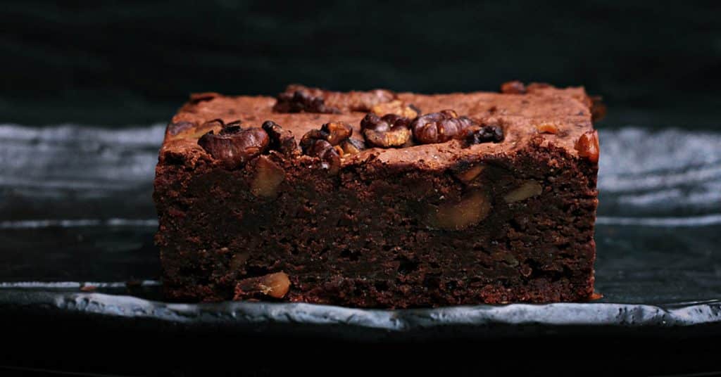 Bolo de chocolate e laranja