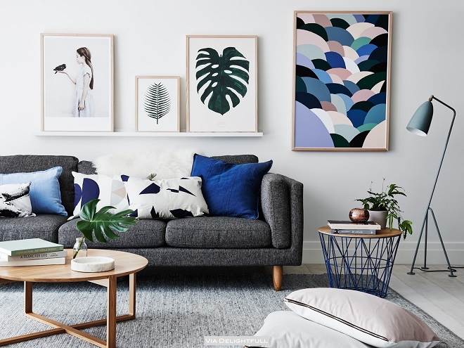 quadros na decoração
