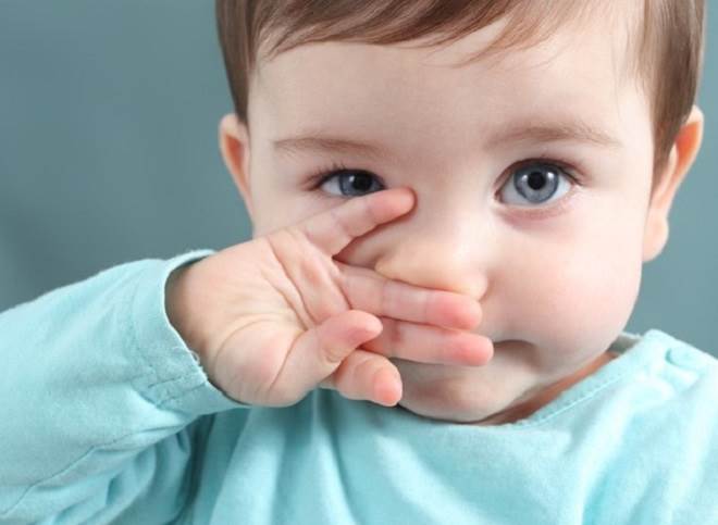 primeiro resfriado do bebê