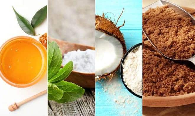 Ingredientes para substituir o açúcar
