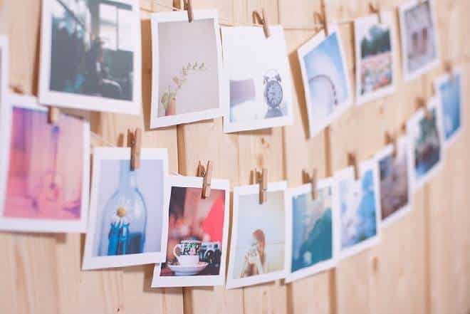 mural de fotos
