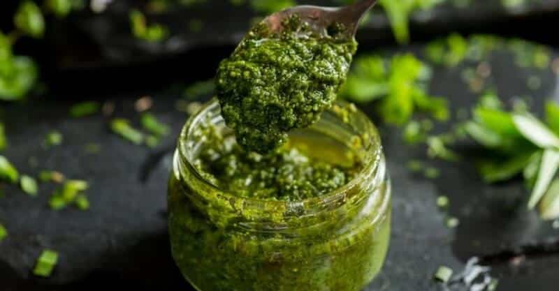Receita de molho pesto