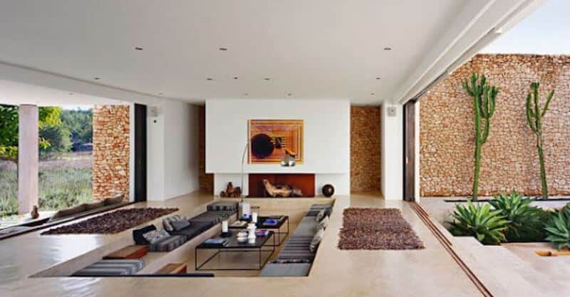 interior de uma casa