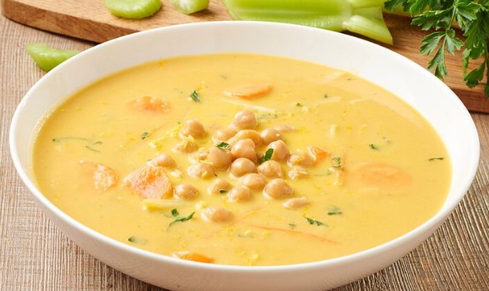 Receita de sopa de grão