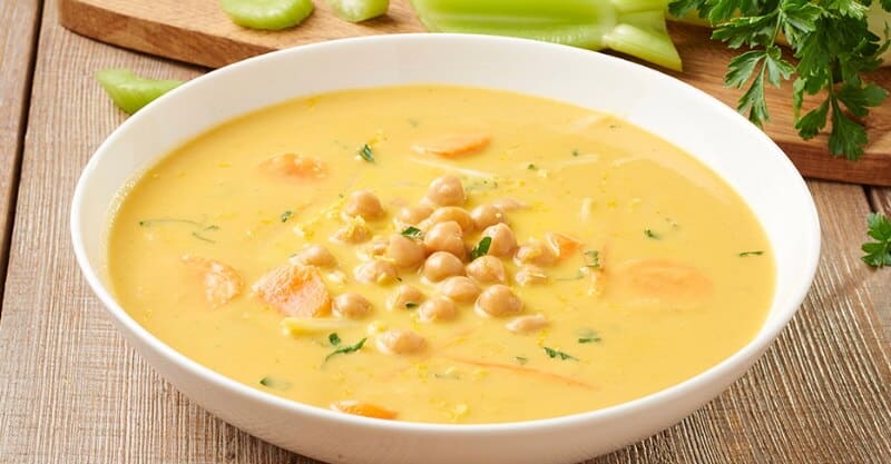 Receita de sopa de grão