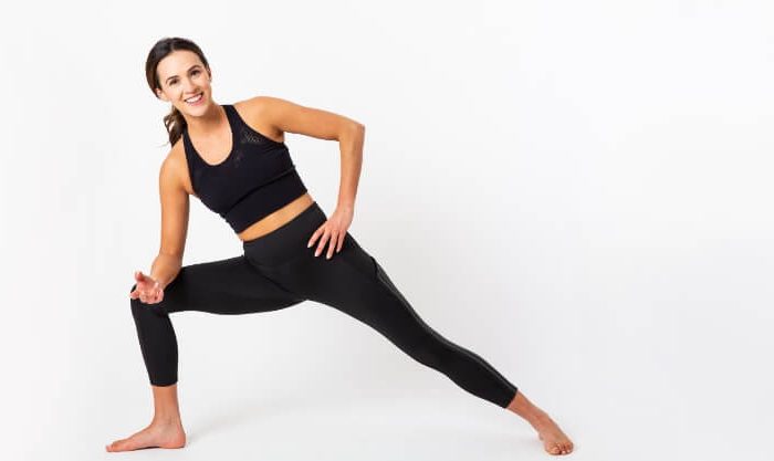 Mulher a praticar yoga