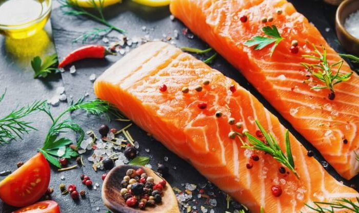 Salmão, alimento rico em serotonina