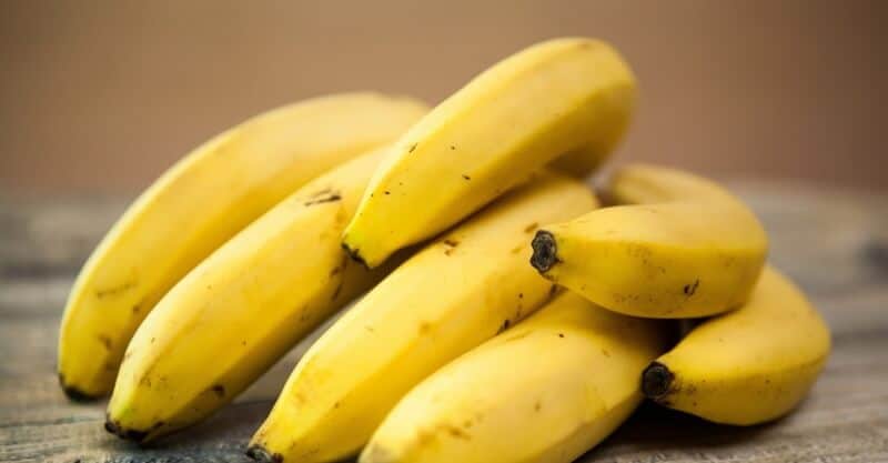 Um casco de bananas
