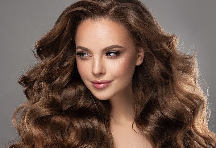 cabelo com brilho
