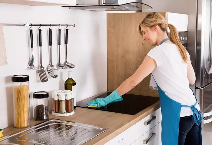 limpar a cozinha