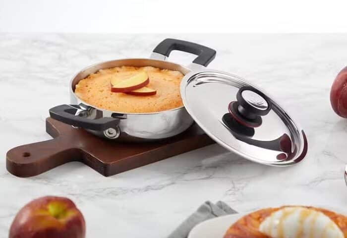 bolo de pessego