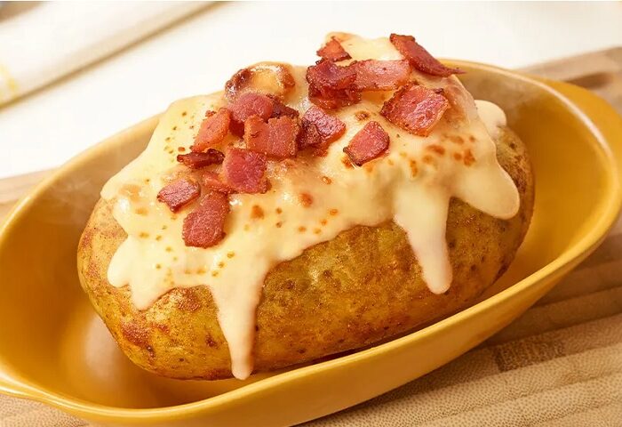 batata recheada com frango cremoso